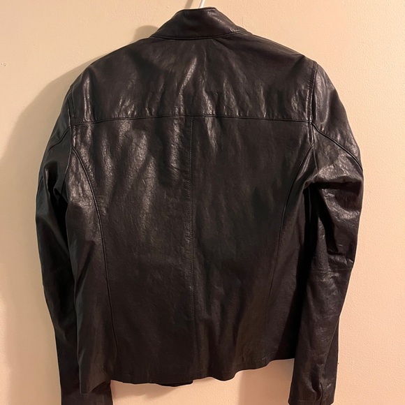 Danier leather biker jacket.**Never Used** - Picture 2 of 3
